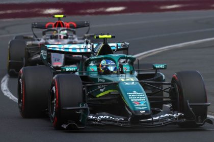 Aston Martin ve Honda logoları yan yana, 2026 F1 aracı konsepti