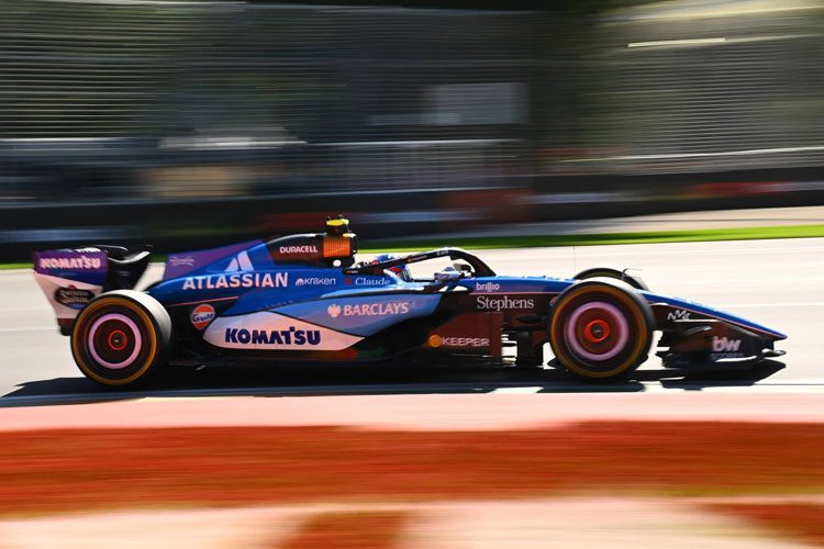 Carlos Sainz Williams aracıyla pistte, 2026 F1 sezonu