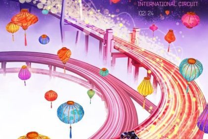 2026 Ferrari Çin GP posteri, HP logosu yerine Ferrari logosu