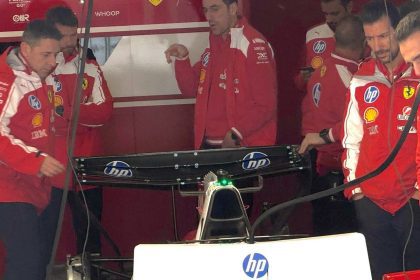 Ferrari'nin 'Macarena' arka kanat tasarımı, Şanghay'da ilk kez görücüye çıktı.