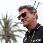 Cadillac F1 projesi aracı pistte yarışa hazırlanıyor