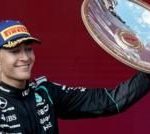 George Russell’ın Avustralya’da yeni F1 dönemi zaferi anı, zafer kutlaması