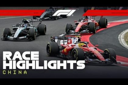 Çin GP Finali yarışından heyecan dolu bir kare, F1 tutkunları için!