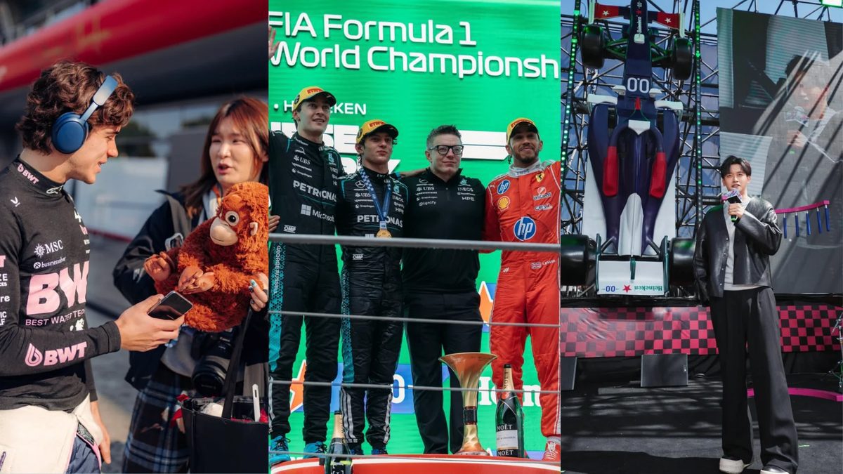 Çin Grand Prix’inde kaçırdığınız unutulmaz anlar, podyum coşkusu ve taraftar sürprizleri.