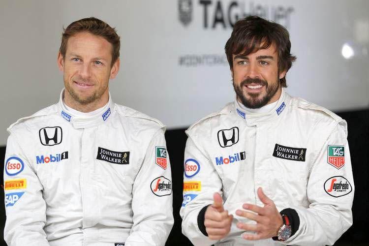 Fernando Alonso ve Button, McLaren günlerinden bir kare, kazanma tutkusuyla dolu!