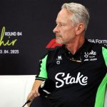 Jonathan Wheatley Audi F1 ayrılığı sonrası padokta, Bahreyn 2025 konferansı.