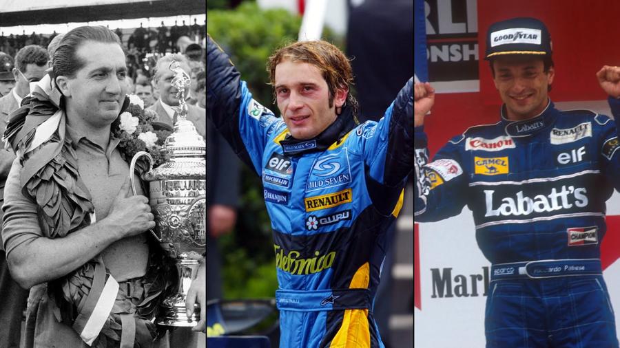İtalyan F1 galibi Antonelli ve efsane İtalyan pilotlar zafer anında