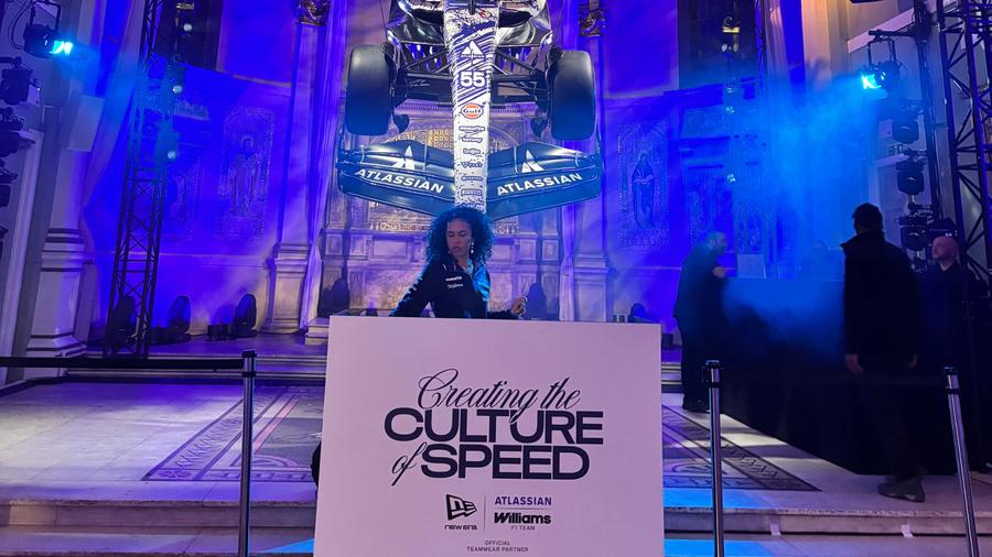 Williams F1 Takım Lansmanı Londra etkinliğinden çarpıcı bir kare