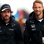 Fernando Alonso ve Jenson Button, McLaren-Honda günlerinden bir kare, Aston Martin’de yeniden bir arada.
