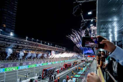 F1 Pisti Tahmin Oyunu için gizemli bir Formula 1 pisti görseli