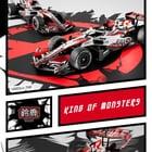 Haas F1 ve Godzilla kapışması özel livra tasarımı, Formula 1 pistlerinde!