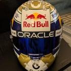 Max Verstappen Kaskı Replikası, 2025 Brezilya GP temalı 1:2 ölçekli hediye