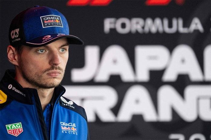 Verstappen Japonya saygısızlık tartışması Japonya GP basın toplantısı görüntüsü