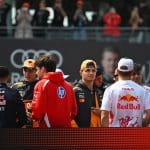 Japonya GP Grid dizilişi gösteren görsel, ilk sırada Verstappen yer alıyor