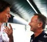 Red Bull eski takım patronu Christian Horner'ın padoktaki bir fotoğrafı.