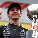 Kimi Antonelli Japonya GP'de zaferini kutluyor, Antonelli F1