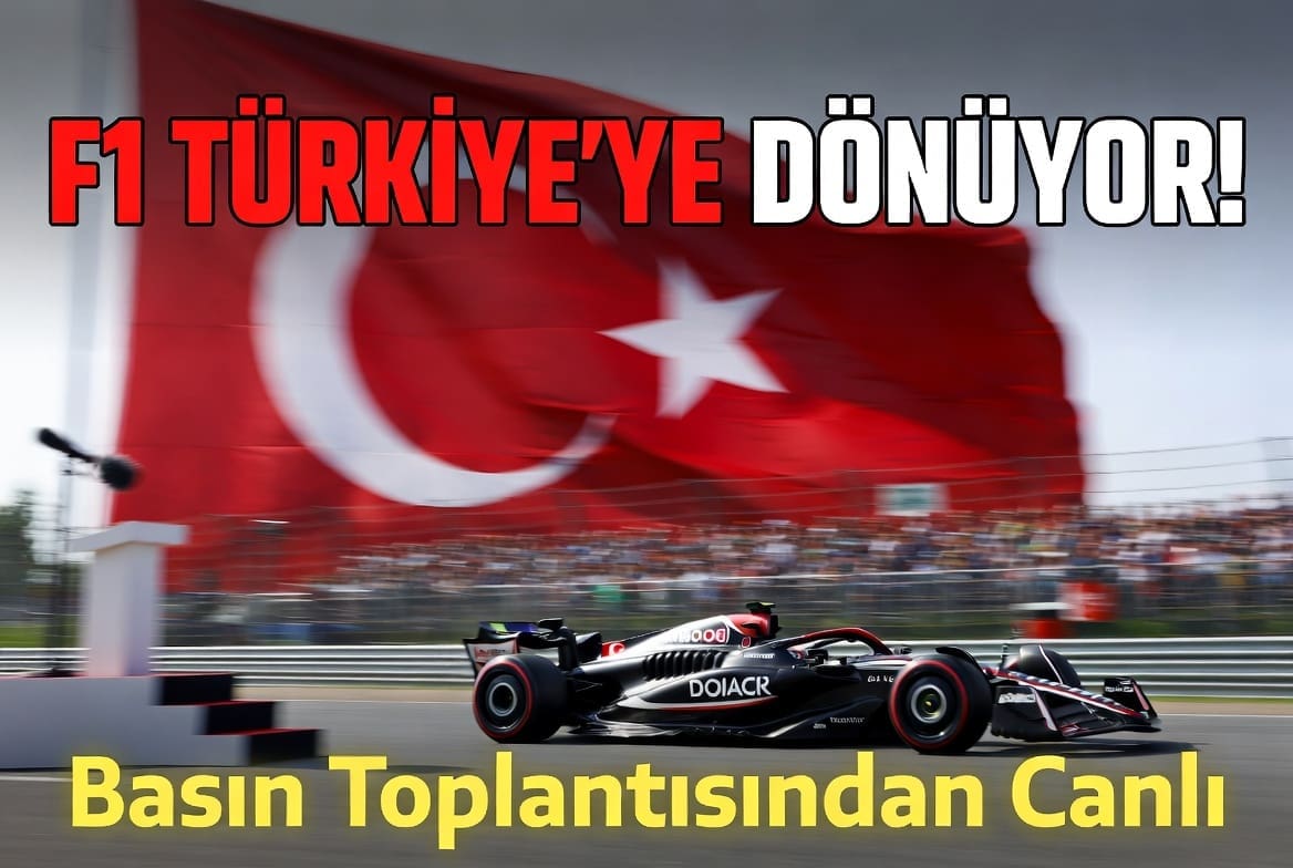 F1 Türkiye'de - Basın Toplantısından Canlı Yayın