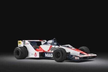 Ayrton Senna'nın 1984 Toleman TG183B aracı Brezilya Grand Prix'sinde