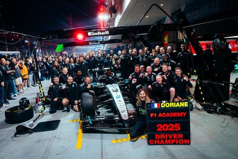 Mercedes F1 aracı, F1 Academy şampiyonuna test fırsatı sunulacak, genç yetenekler