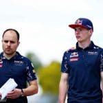 Max Verstappen ve Gianpiero Lambiase bir yarışta, Max Verstappen Radyo konuşması