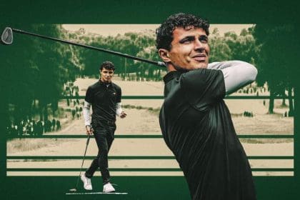 Lando Norris golf oynarken, F1 ve Golf Tutkusu