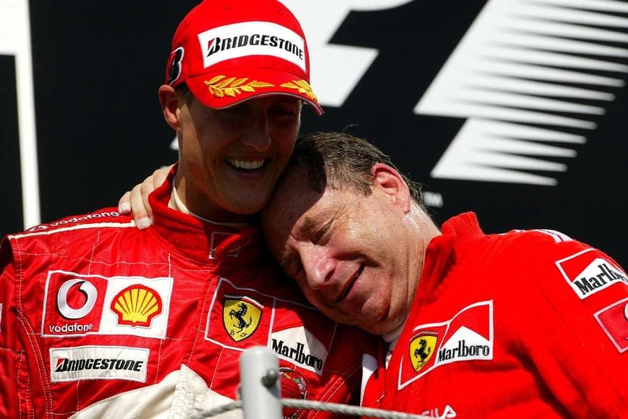 Jean Todt ve Michael Schumacher birlikte, Michael Schumacher efsanesi