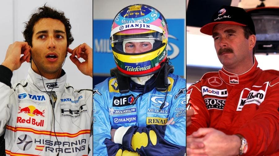 Unutulan pilot ve takım kombinasyonları görseli, Formula 1 nostaljisi