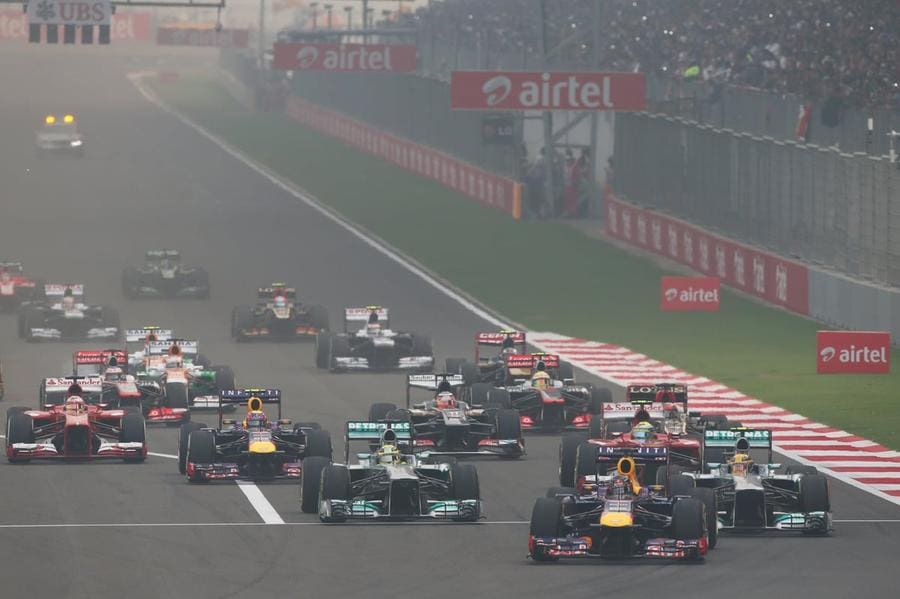 F1 Hindistan GP'nin geri dönüş ihtimalini gösteren bir görsel.