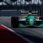 Michael Schumacher 'The Kaiser' filminden bir kare. F1 Efsanesi.