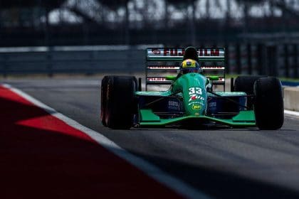 Michael Schumacher 'The Kaiser' filminden bir kare. F1 Efsanesi.