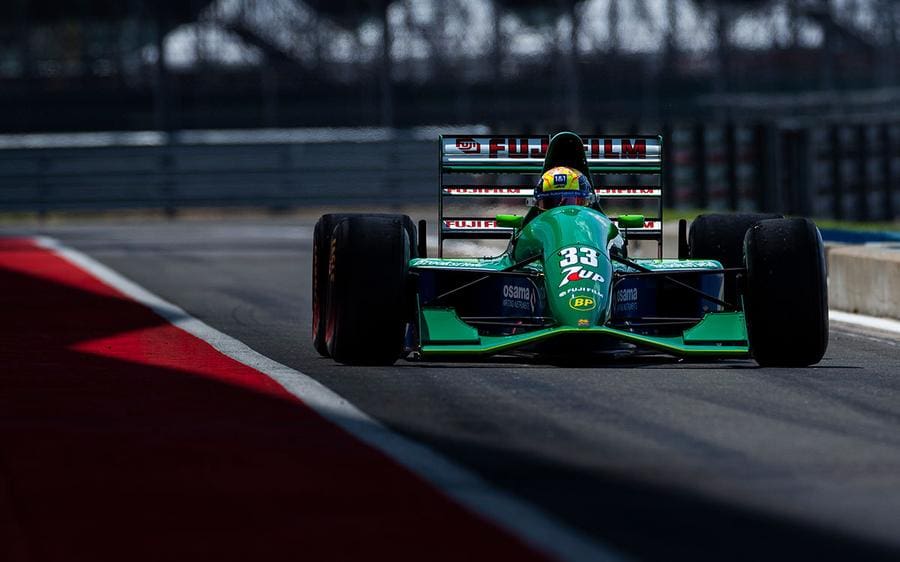 Michael Schumacher 'The Kaiser' filminden bir kare. F1 Efsanesi.