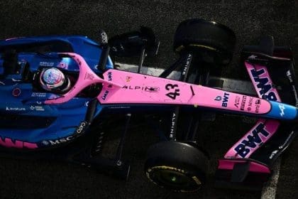 Franco Colapinto, Alpine F1 aracıyla Silverstone pistinde test sürüşünde