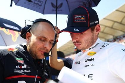 Max Verstappen ve Gianpiero Lambiase, Red Bull pit duvarında. Lambiase Red Bull'dan ayrılıyor mu?