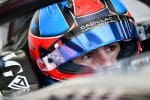 Colton Herta, Cadillac F1 aracıyla Barcelona pistinde sürüş yaparken.