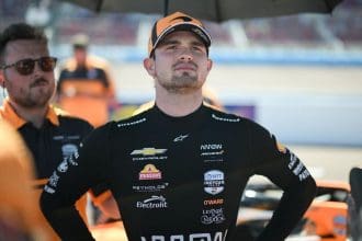 Pato O'Ward, Indycar aracında. Formula 1'i 'yapay bir şov' olarak nitelendirdi.