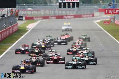 Güney Kore F1 yarışları için İncheon'da yapılması planlanan yeni pistin temsili görseli