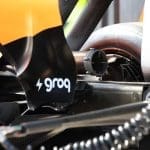 McLaren F1 takımı MCL40 aracıyla Miami Grand Prix'sine hazırlanıyor.