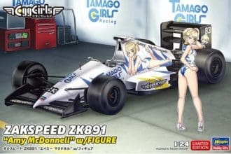 Zakspeed ZK891 model seti, Amy McDonnell figürü ile birlikte