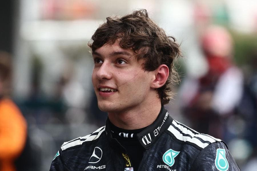 Mercedes garajında Kimi Antonelli'ye yapılan şakanın fotoğrafı