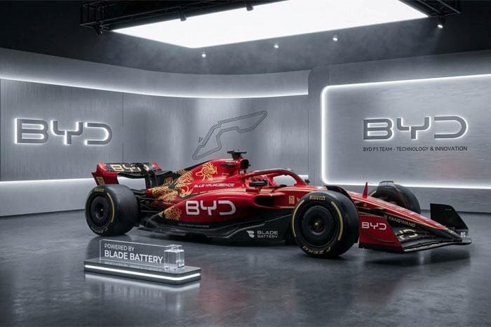 BYD Formula 1 aracı konsept tasarımı, F1'e giriş hazırlıkları