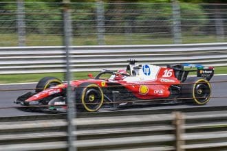 Ferrari SF-26 aerodinamik testleri sırasında çekilmiş bir fotoğraf, detaylar görülüyor