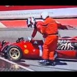 Jean Alesi Ferrari 312 kazası Monaco Grand Prix Historique’te yaşandı.