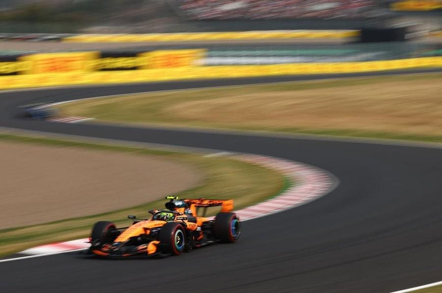 Miami GP ile F1 sıralama turları: Lando Norris McLaren ile pistte.