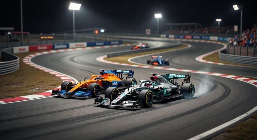 Mercedes ve McLaren ile uzaktan kumandalı araba yarışı