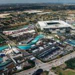 Miami Grand Prix Bahis Rehberi için Hard Rock Stadyumu pist görüntüsü