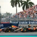 Miami Grand Prix 2026 yarışını Apple TV’de izlerken Formula 1 heyecanı.