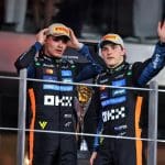 Piastri ve Norris şampiyonluk kavgasında barış içinde McLaren garajında.