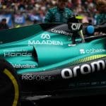 Honda Miami motor gücü sorunlarıyla Aston Martin aracı pistte.