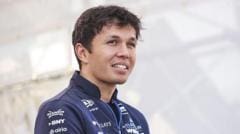 Williams pilotu Alexander Albon, Miami GP hazırlığı sırasında.