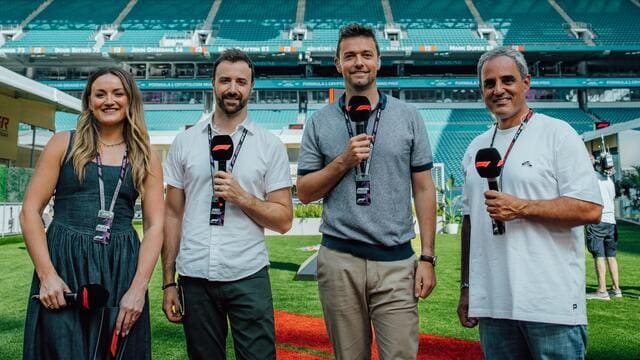 Miami GP öncesi F1 araçları Miami pistinde, yarışa hazırlık